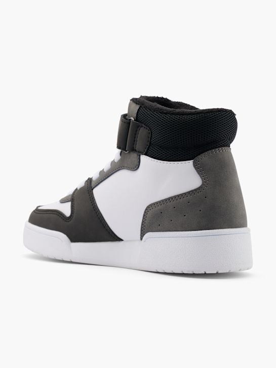 bänk high top utbildare grå deichmann
