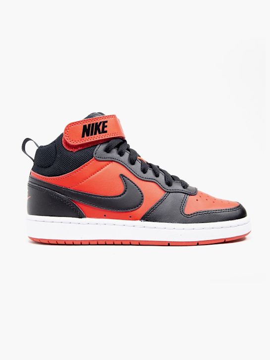 nike court stadsdelen mid 2 hög topp tränare röd deichmann