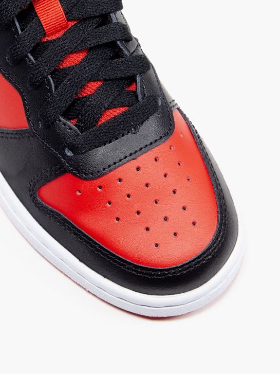 nike court stadsdelen mid 2 hög topp tränare röd deichmann