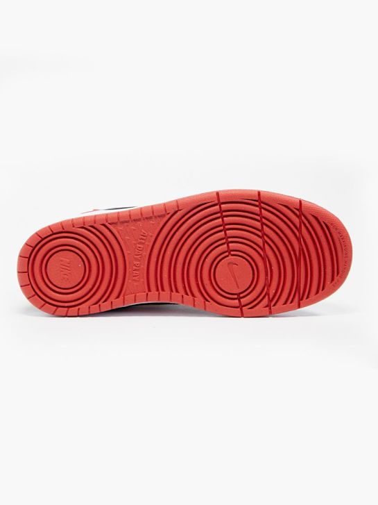 nike court stadsdelen mid 2 hög topp tränare röd deichmann