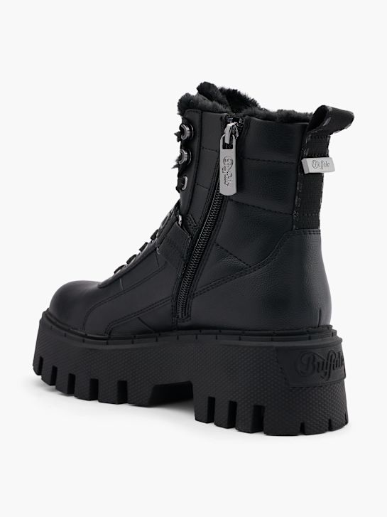 buffalo stövel svart deichmann