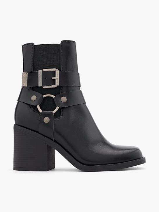 catwalk krängt chelsea boot svart deichmann