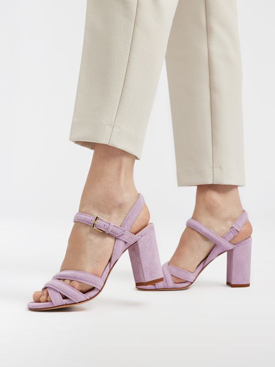 5th avenue klack sandal lila deichmann