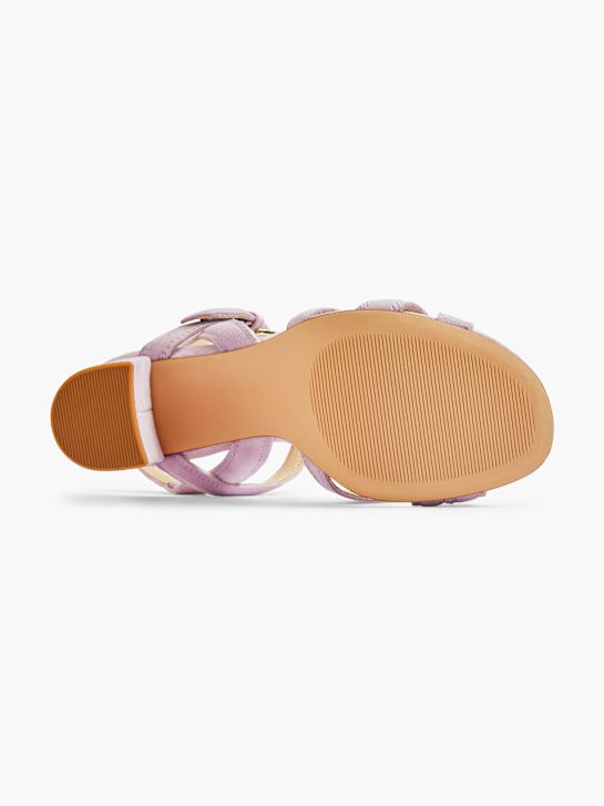 5th avenue klack sandal lila deichmann