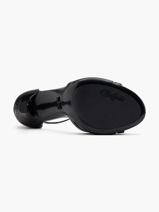 buffalo klack sandal svart deichmann