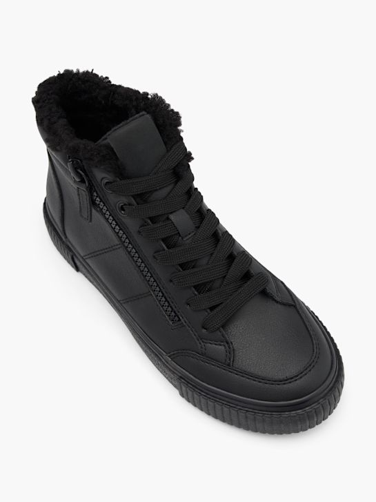 venedig high top utbildare svart deichmann