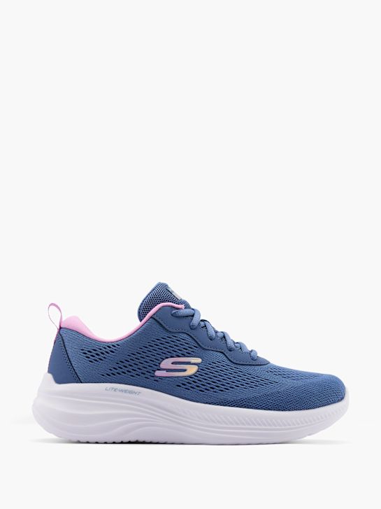 skechers lite skum v tränare blå deichmann