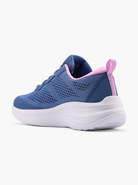 skechers lite skum v tränare blå deichmann