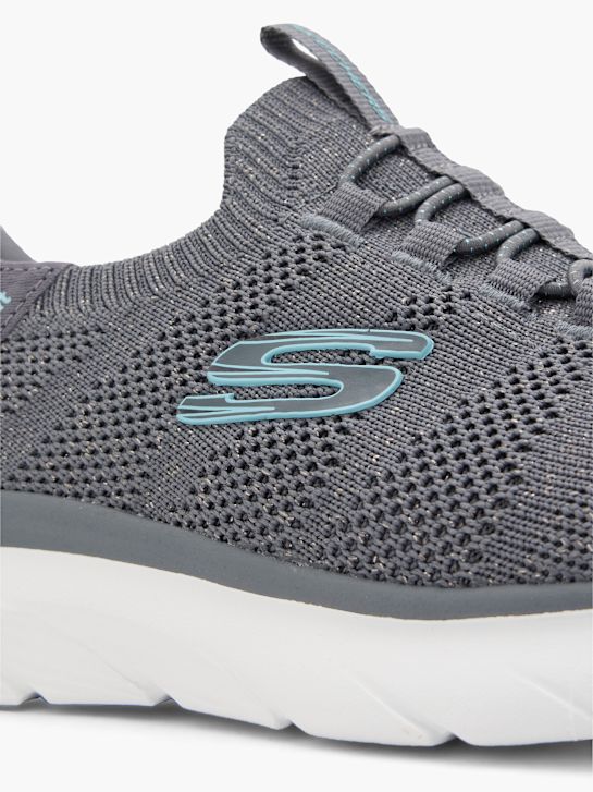 skechers swift fit enda leverantÖr slip-on tränare grå deichmann