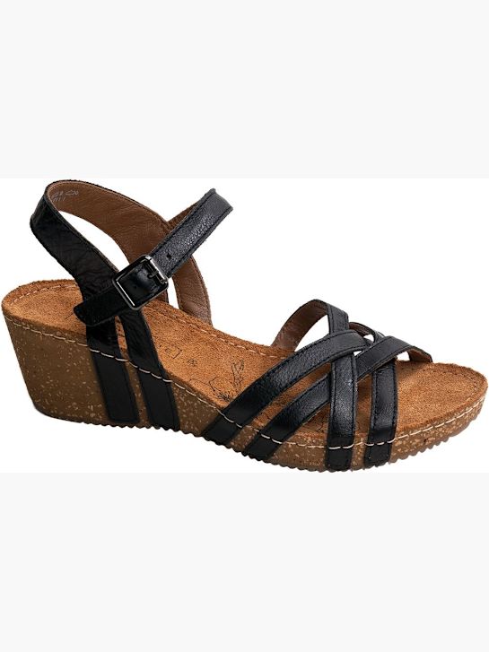 5th avenue klack sandal svart deichmann